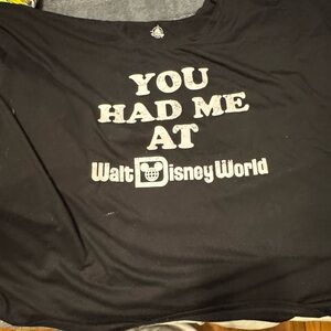 Disney Authentic Black T-Shirt